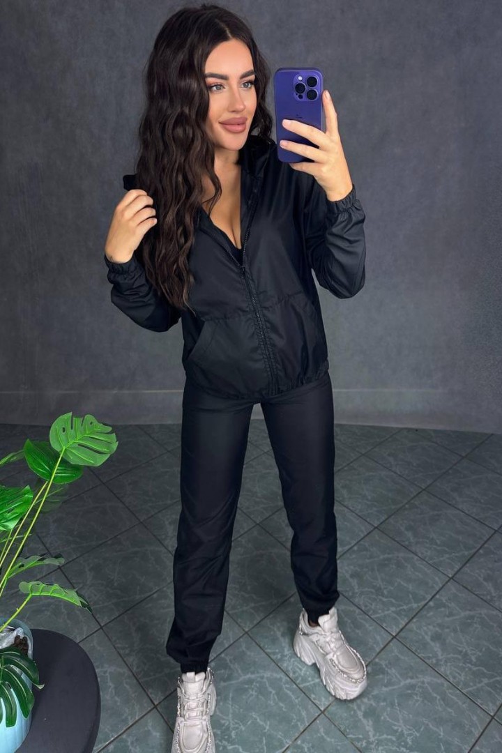 Женский спортивный костюм плащевка   IPO-619A450