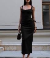 Замшева сукня на бретелях  RK-900A550 