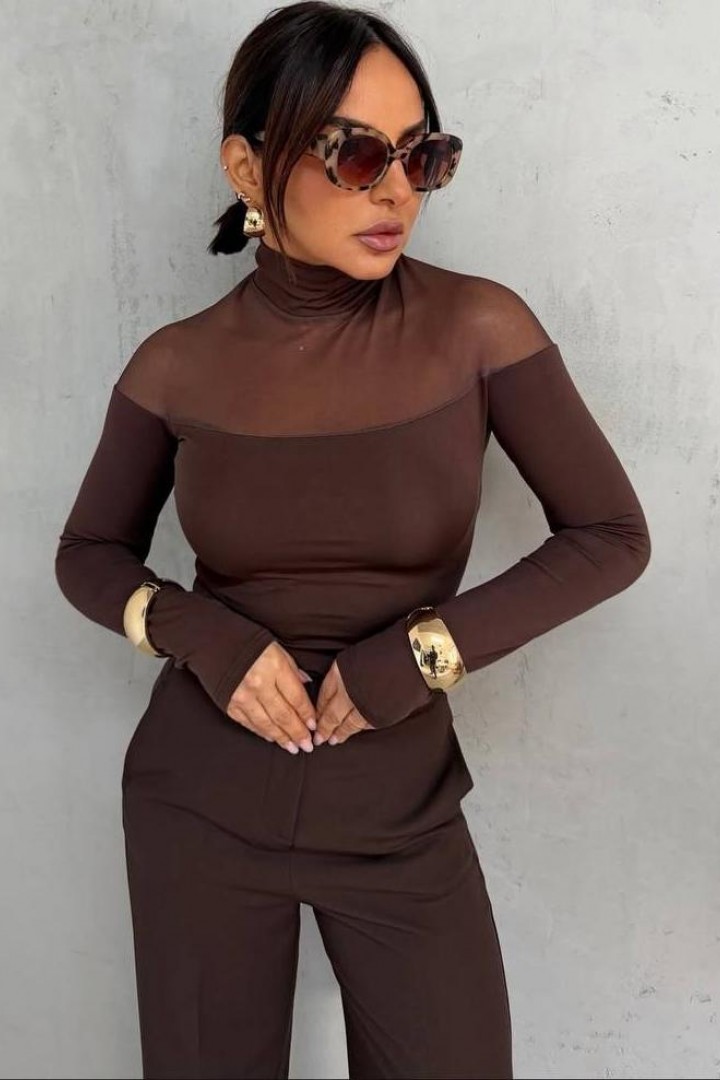 Лонгслив с сеткой   RK-913A400