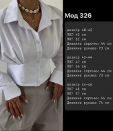 Короткая рубашка женская  ASP-326A399