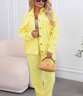 Вельветовый брючный костюм женский  CUR-911A800