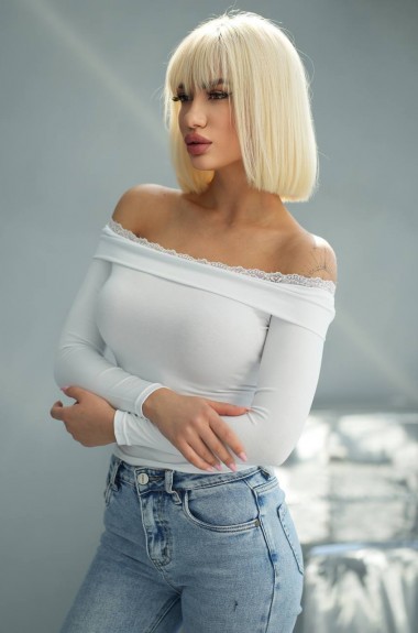 Лонгслив с открытыми плечами SPL-7101A320 Лонгслив с открытыми плечами SPL-7101A320