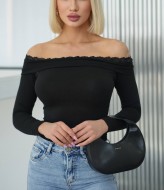 Лонгслив с открытыми плечами  SPL-7101A320