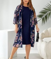 Платье с накидкой  AO-2440A480