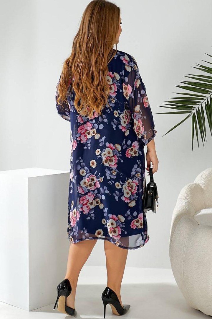 Платье с накидкой  AO-2440A480