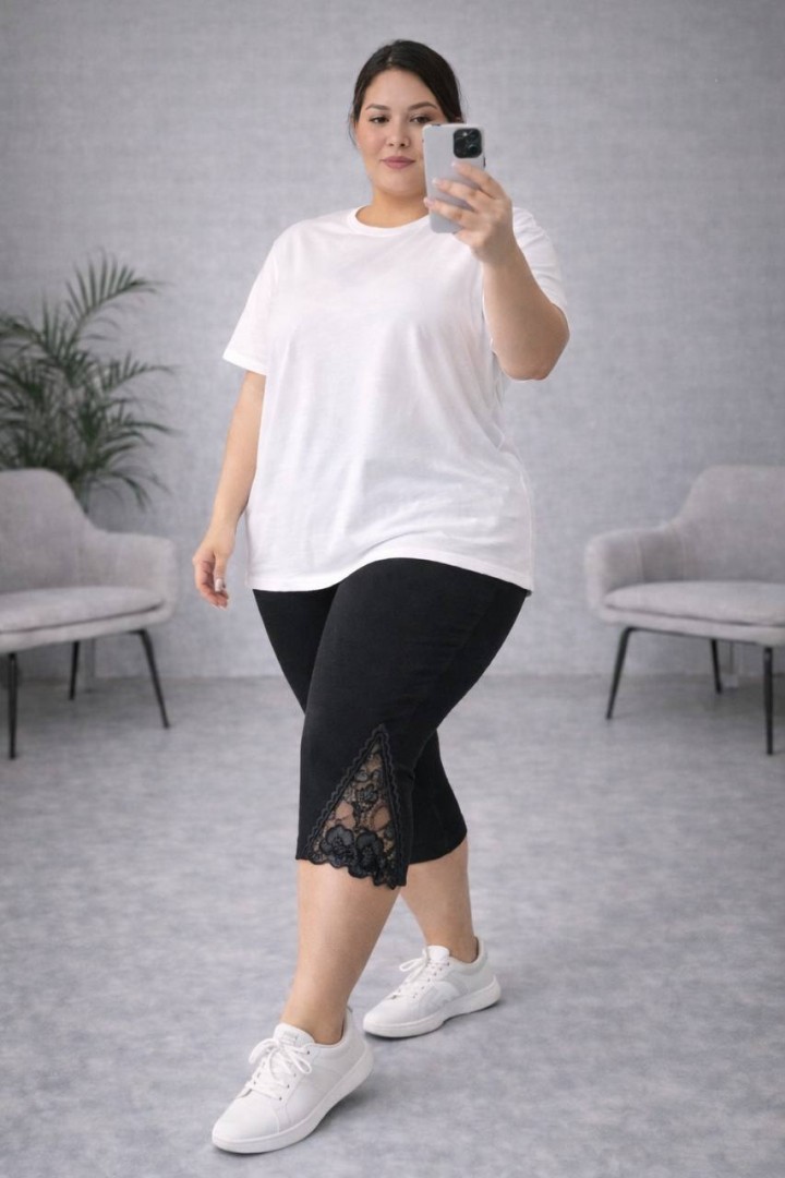 Бриджи с кружевом  JK-1720A250