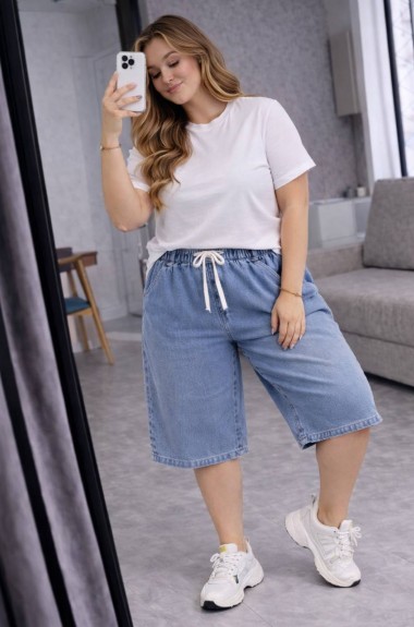 Широкие  шорты  JK-1717A450