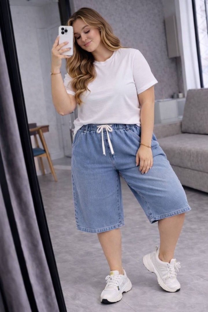 Широкие  шорты  JK-1717A450