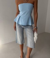 Корсетный топ с открытыми плечами MIK-1721A290