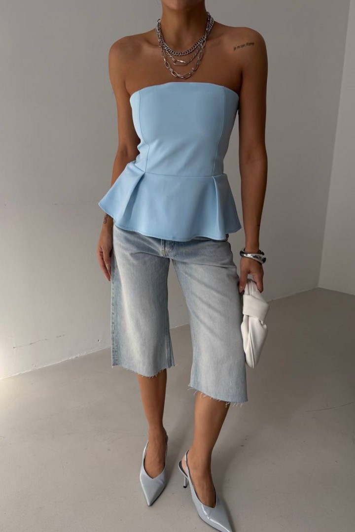 Корсетный топ с открытыми плечами MIK-1721A290