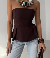 Корсетный топ с открытыми плечами MIK-1721A290