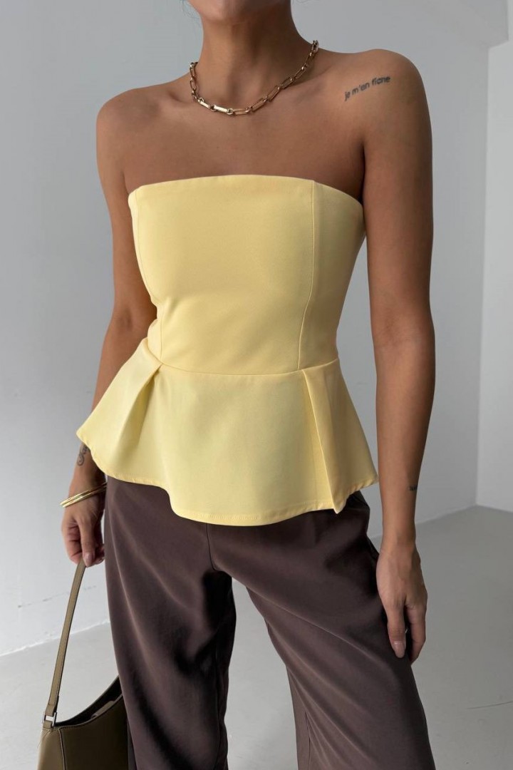 Корсетный топ с открытыми плечами MIK-1721A290