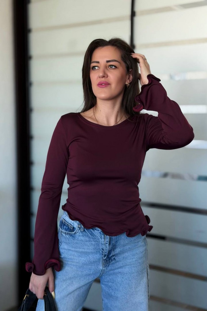 Женский лонгслив YS-2217A8.8B10