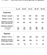 Костюм штаны с сорочкой  VTI-5296A1140