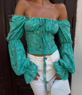 Блуза с открытыми плечами  MSM-267A380