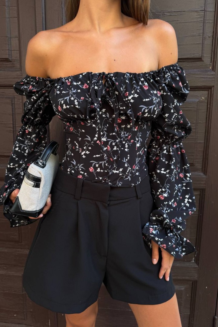 Блуза с открытыми плечами  MSM-267A380