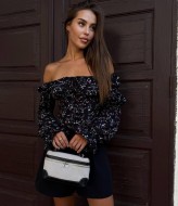 Блуза с открытыми плечами  MSM-267A380