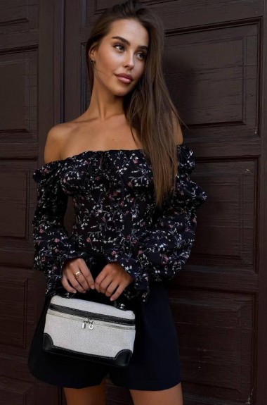 Блуза с открытыми плечами MSM-267A380 Блуза с открытыми плечами MSM-267A380