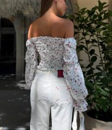 Блуза с открытыми плечами  MSM-267A380