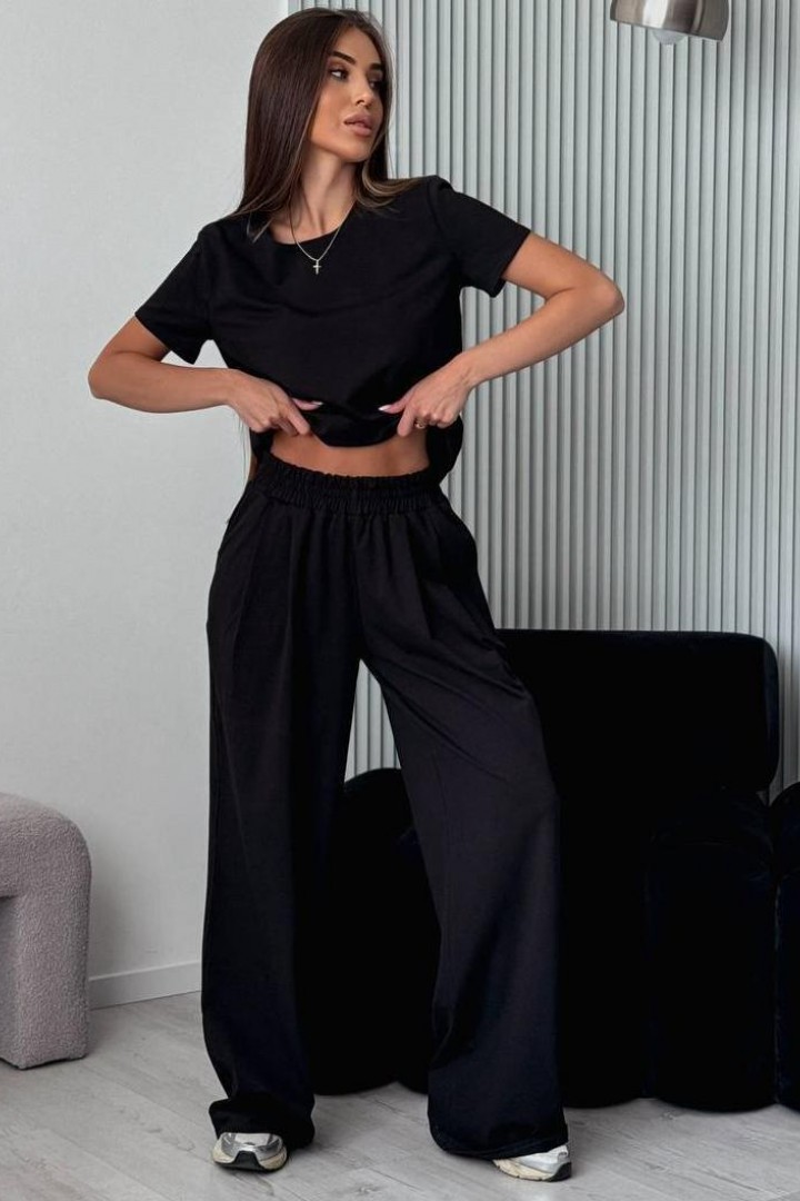 Костюм футболка с широкими штанами  JK-0131A599