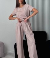 Костюм футболка с широкими штанами  JK-0131A599