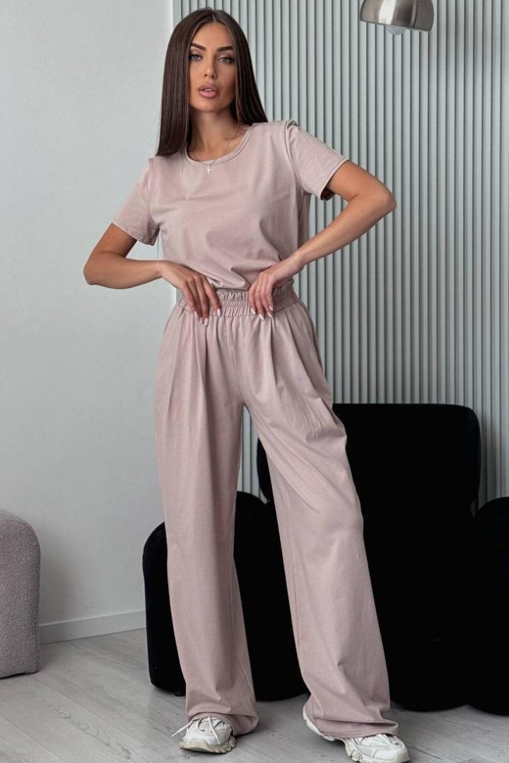 Костюм футболка с широкими штанами  JK-0131A599