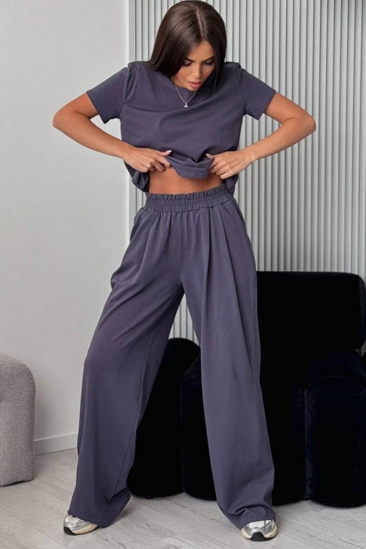 Костюм футболка с широкими штанами  JK-0131A599