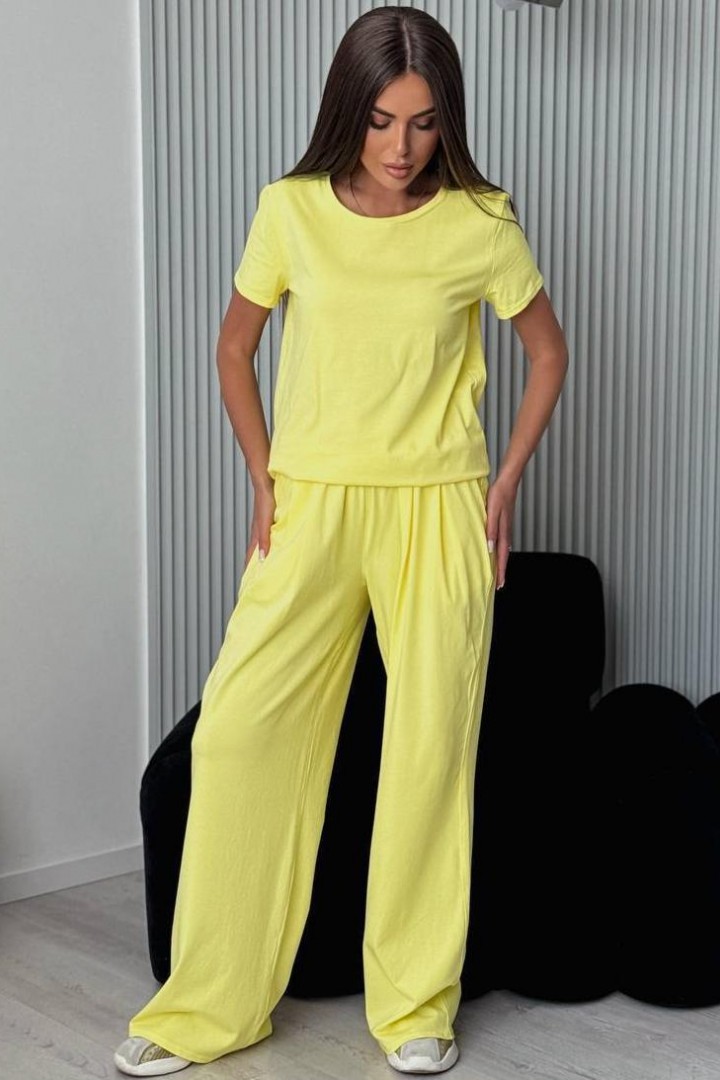 Костюм футболка с широкими штанами  JK-0131A599