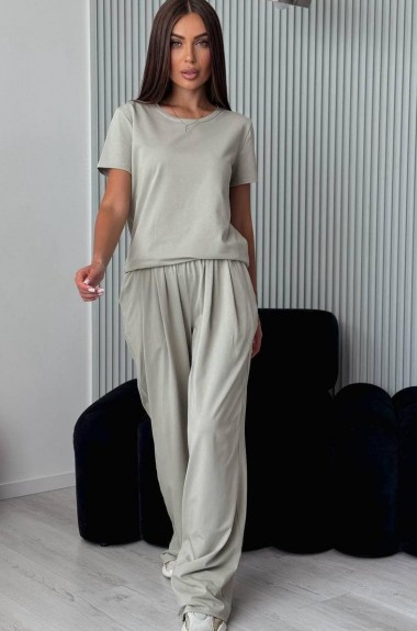 Костюм футболка з широкими штанами  JK-0131A599 