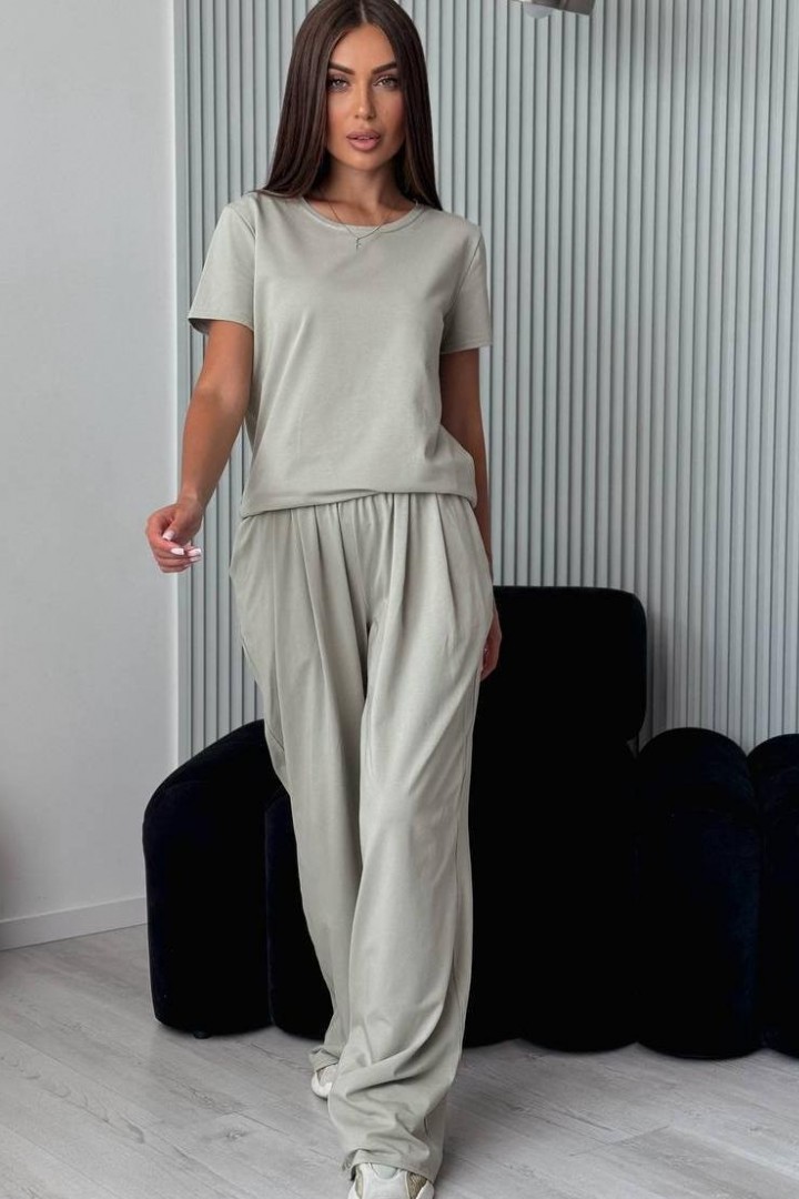 Костюм футболка с широкими штанами  JK-0131A599