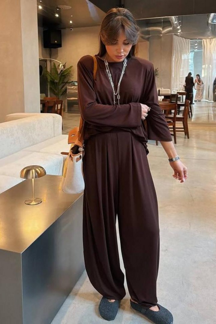 Костюм з широкими брюками  JW-415A650 