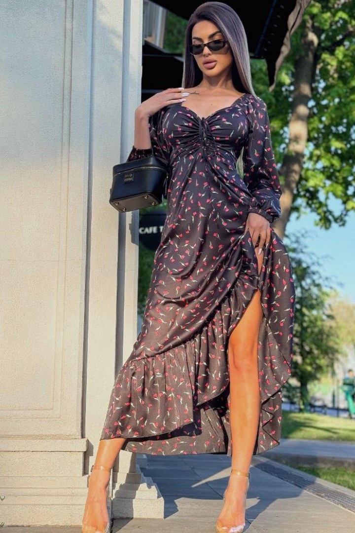 Шёлковое платье  MB-57A700