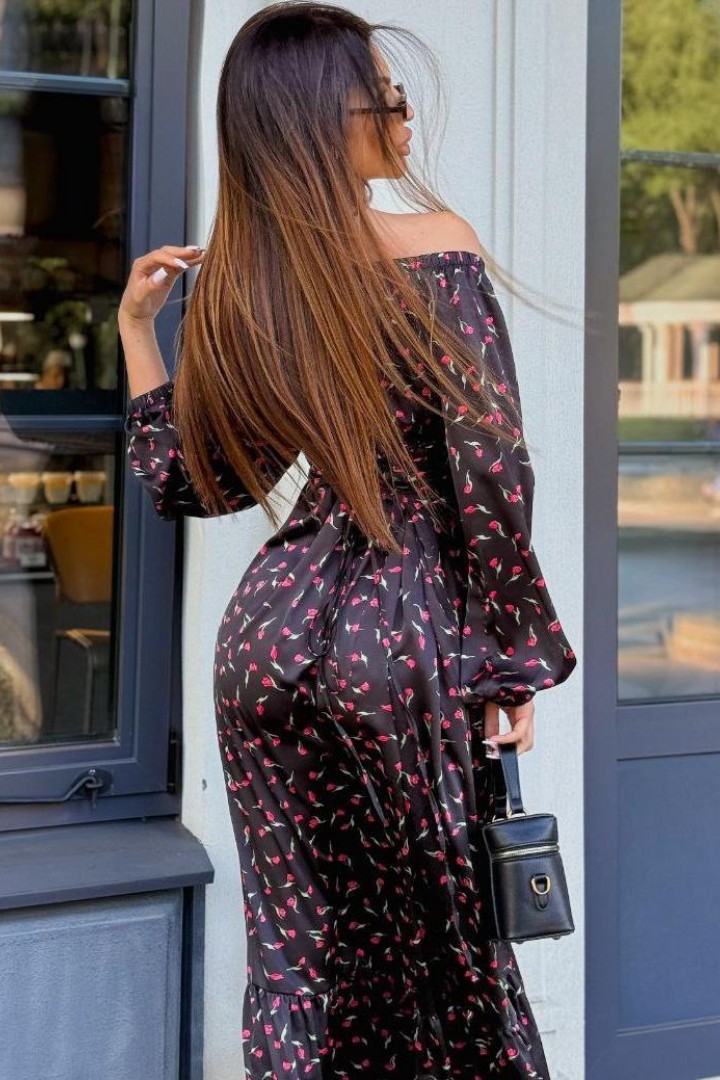 Шёлковое платье  MB-57A700