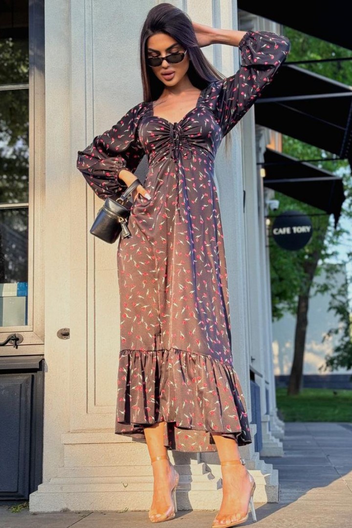 Шёлковое платье  MB-57A700