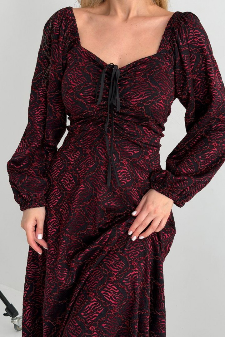 Кружевное  платье  MB-52A650