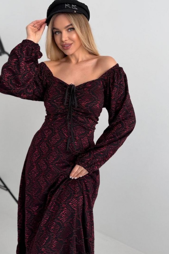 Кружевное  платье  MB-52A650