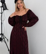 Кружевное  платье  MB-52A650