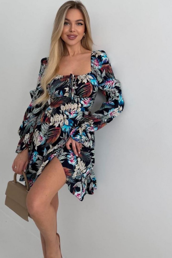 Платье с обрками MB-51A400