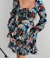 Платье с обрками MB-51A400