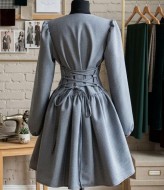 Платье с пуговицами  MB-66A580