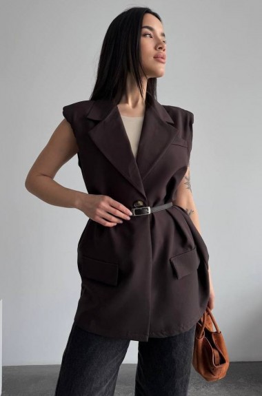 Жилетка с поясом BAC-896A550