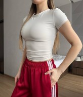 Шёлковые штаны с лампасами  FL-2138A500