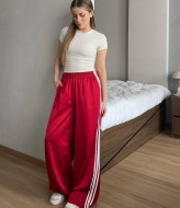 Шёлковые штаны с лампасами  FL-2138A500