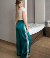 Шёлковые штаны с лампасами  FL-2138A500