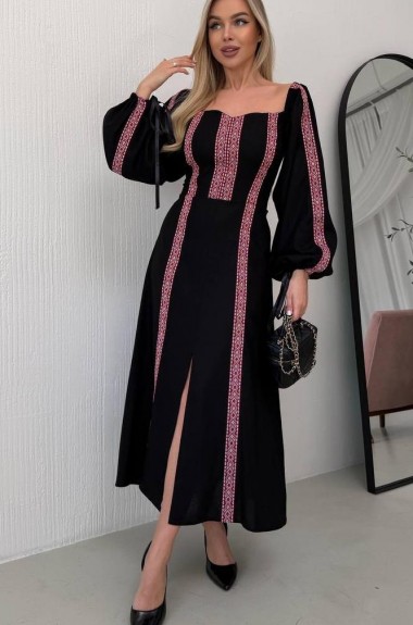 Вышиванка платье женское  SOL-3038A1050