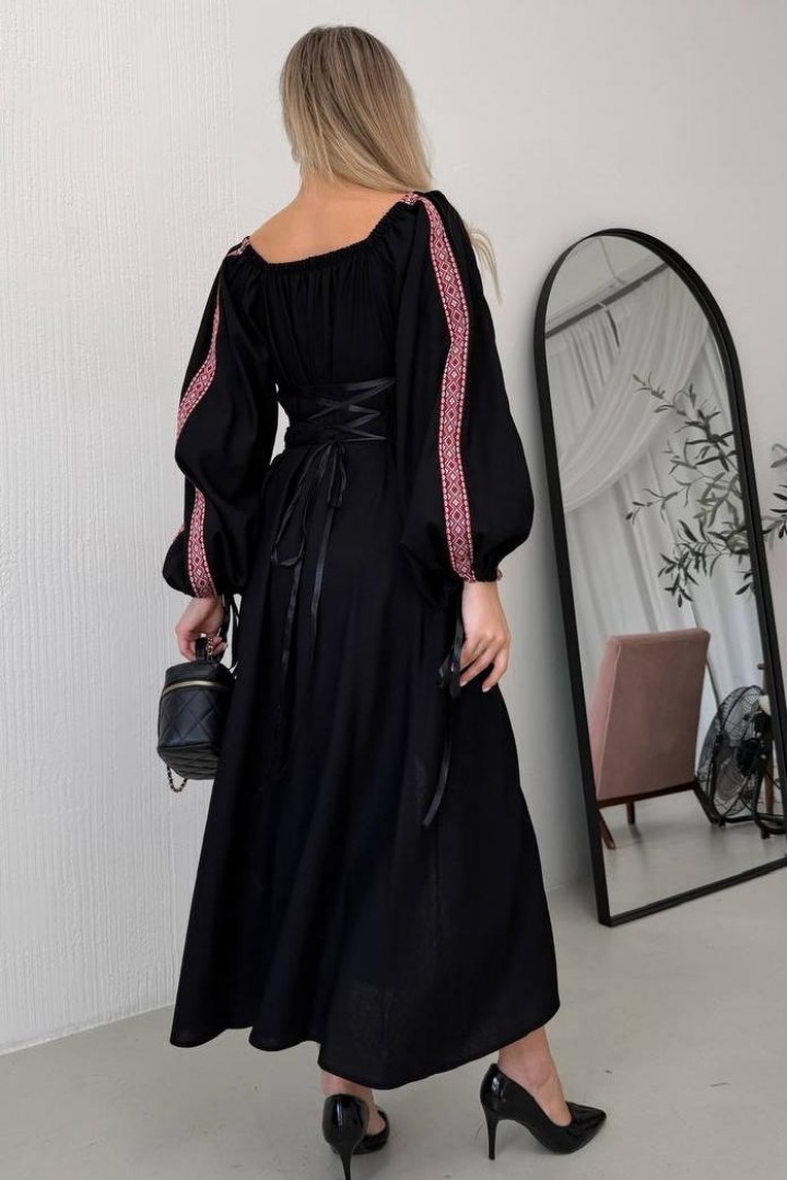 Платье вышиванка SOL-3038A1050