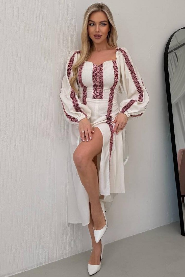 Платье вышиванка SOL-3038A1050