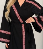 Платье киманно вышитое SOL-3039A900