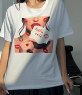 Футболка с накатом GIL-035A420