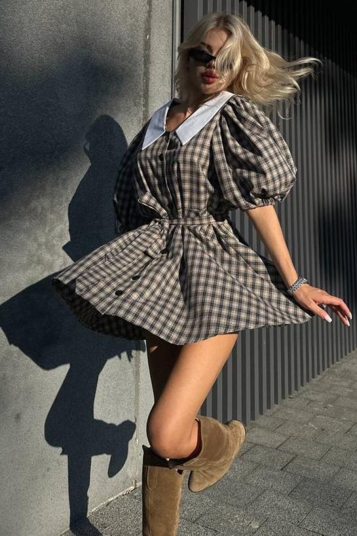 Платье c воротничком  MSM-250A600